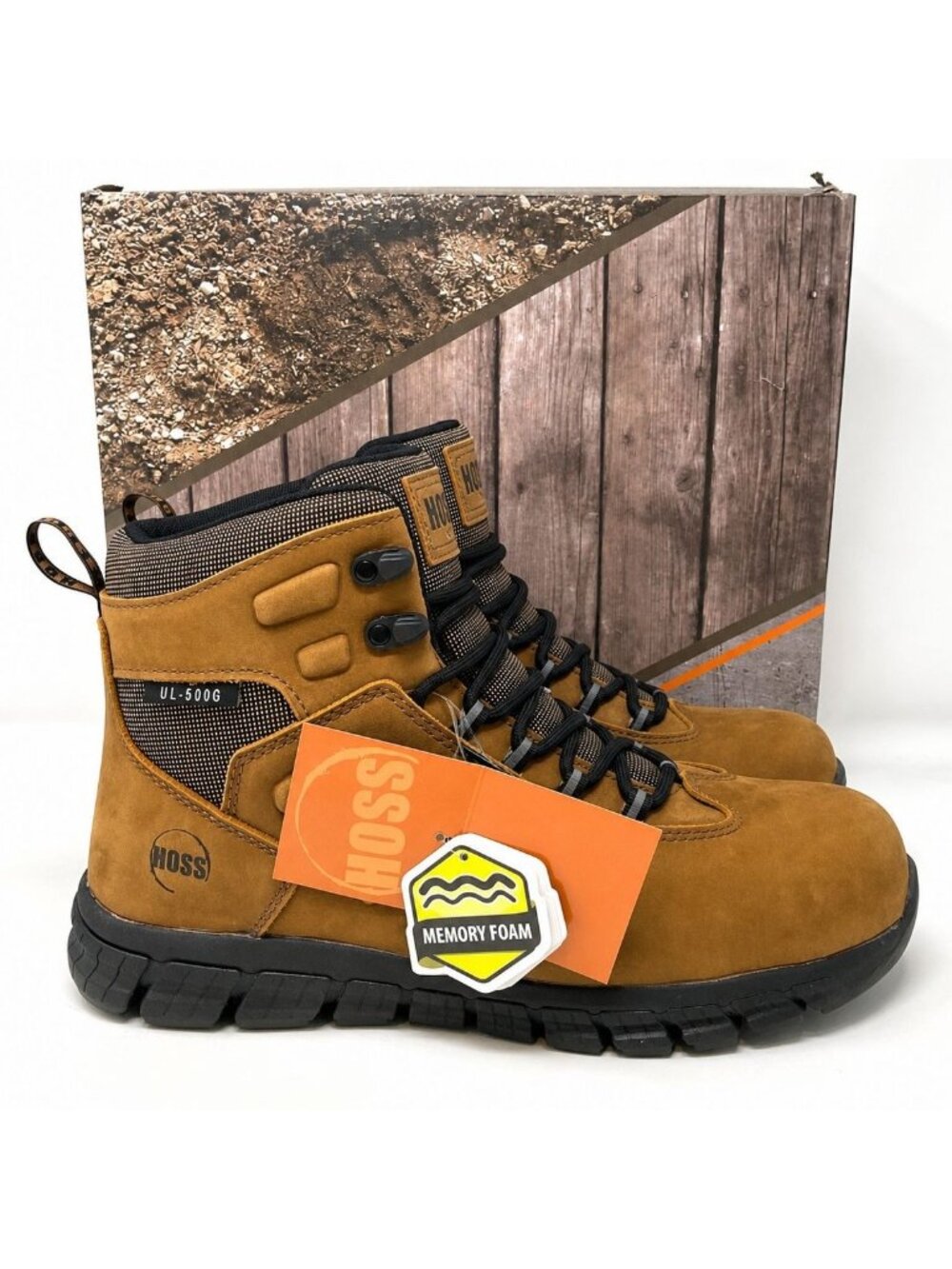 HOSS Tikaboo UL Mens 11.5 Composite Toe Waterproof Work Boot 60406 ASTM F2413-18